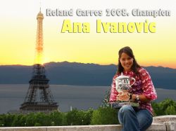 Ana Ivanovic French Open 2008